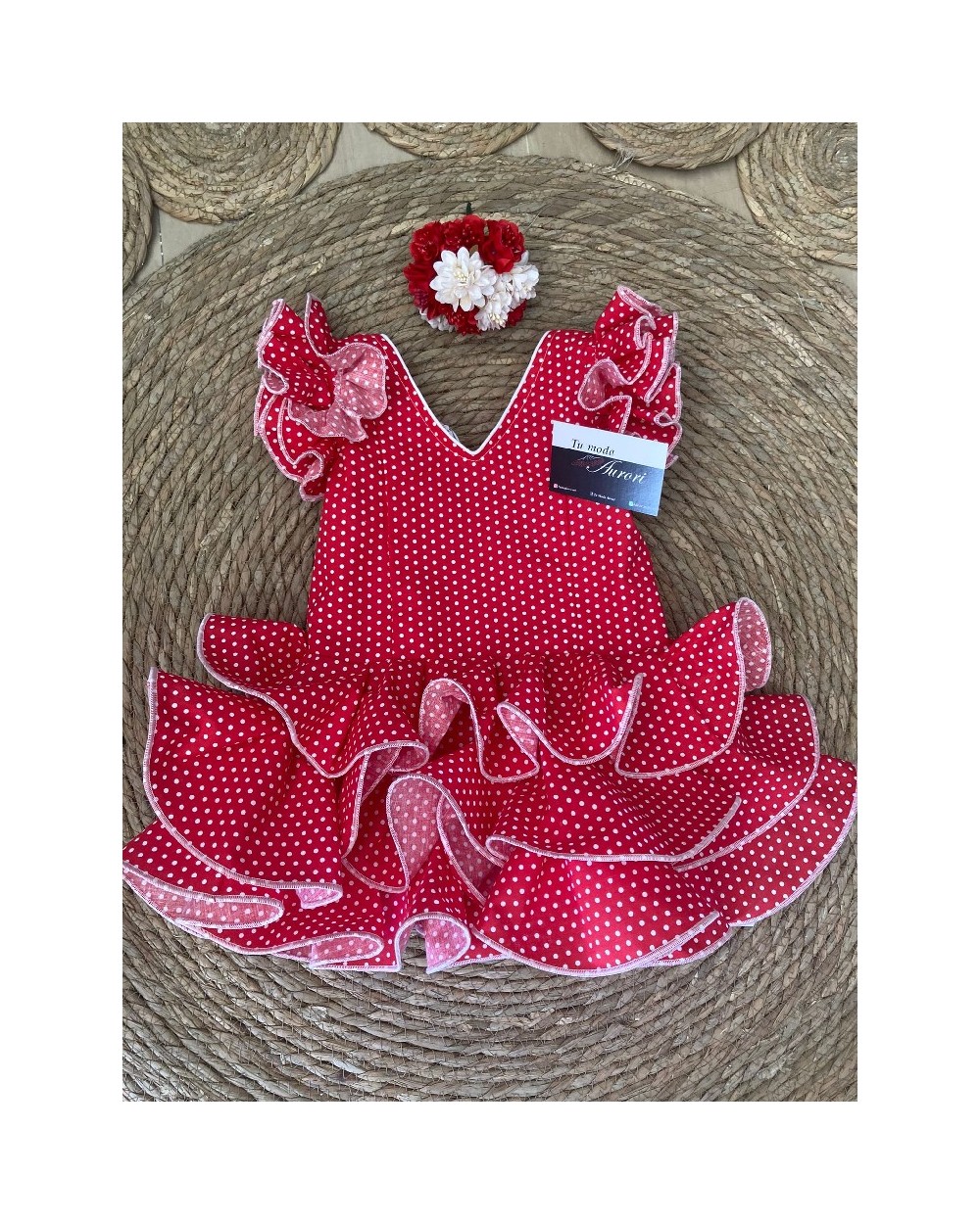 1133 Rojo Vestido Marisol 1