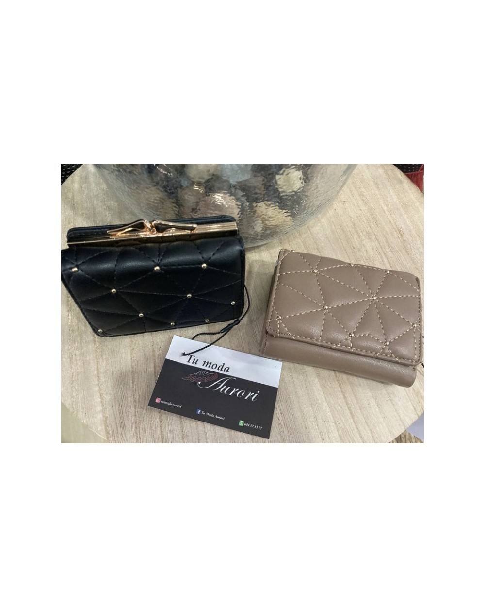 115 Negro Monedero Trendy