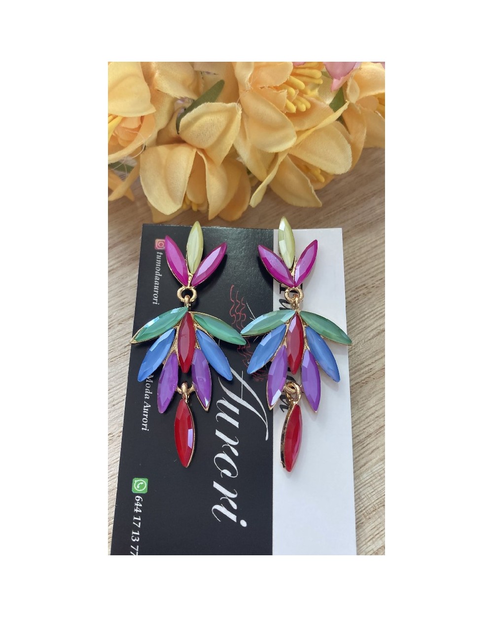 1192 Multicolor Pendientes AdictivA