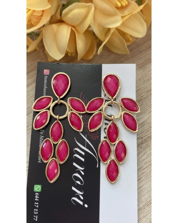 1194 R. Fucsia Pendientes Londra