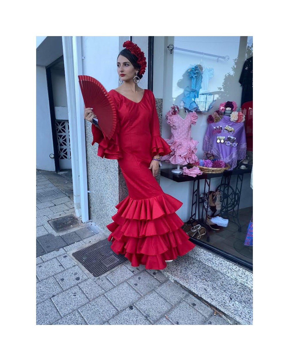 1427 Rojo Vestido Rocio