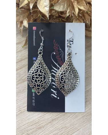 1492 Plata Pendientes Indiana