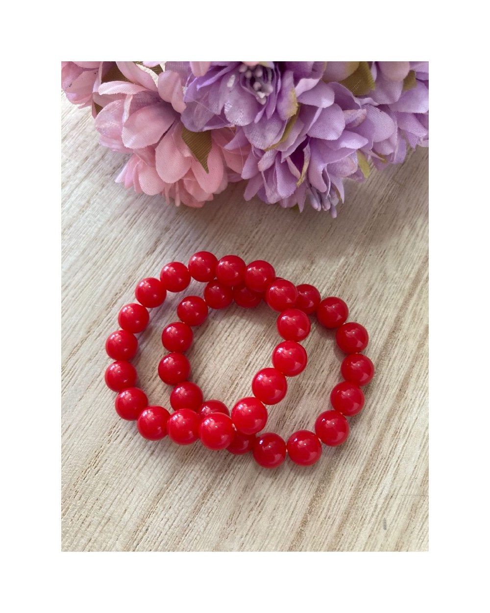 1625 Rojo Pulsera Niña Peque