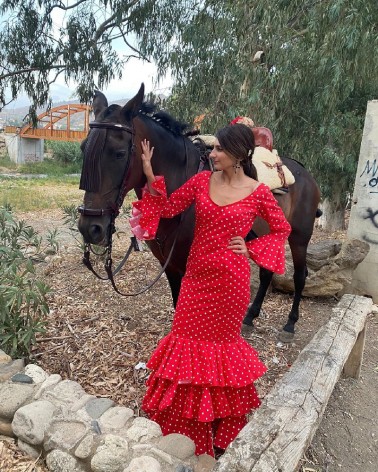 2057 Rojo Vestido Ecija