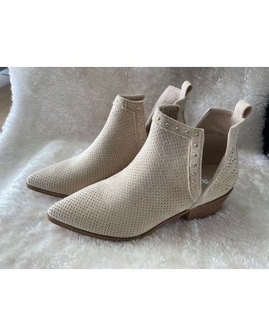 2097 Beige Botin Claudia