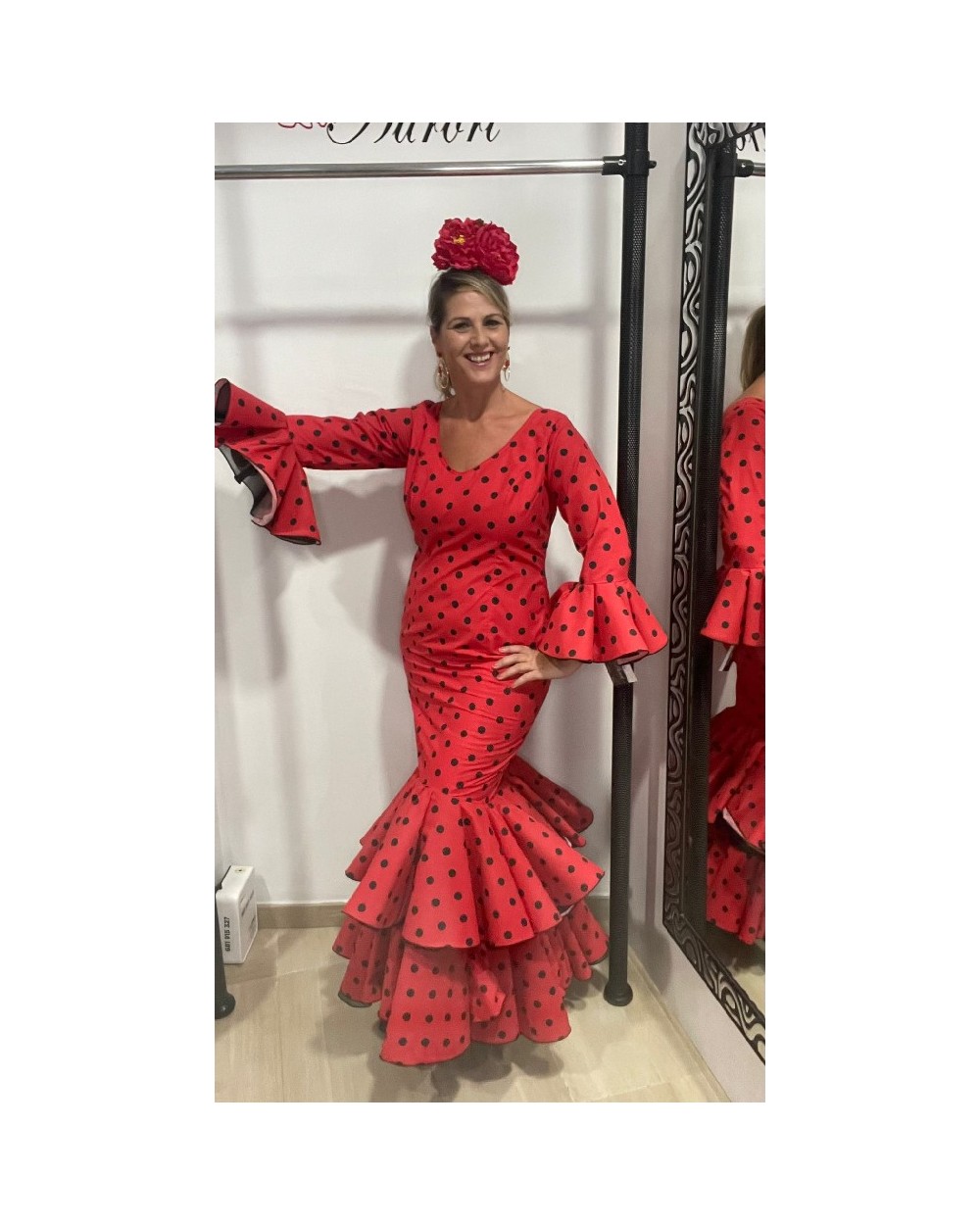 2158 Rojo Vestido Lola