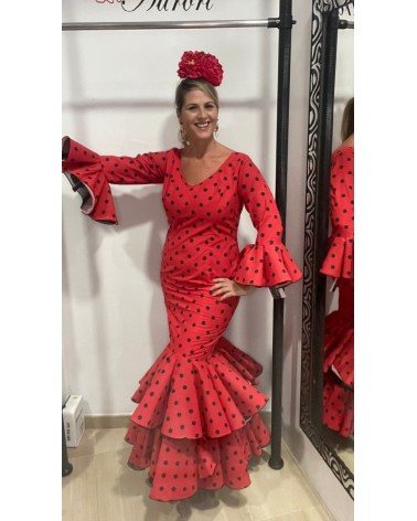 2158 Rojo Vestido Lola