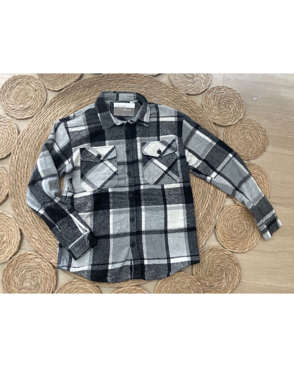 2591 Gris Camisa Leox