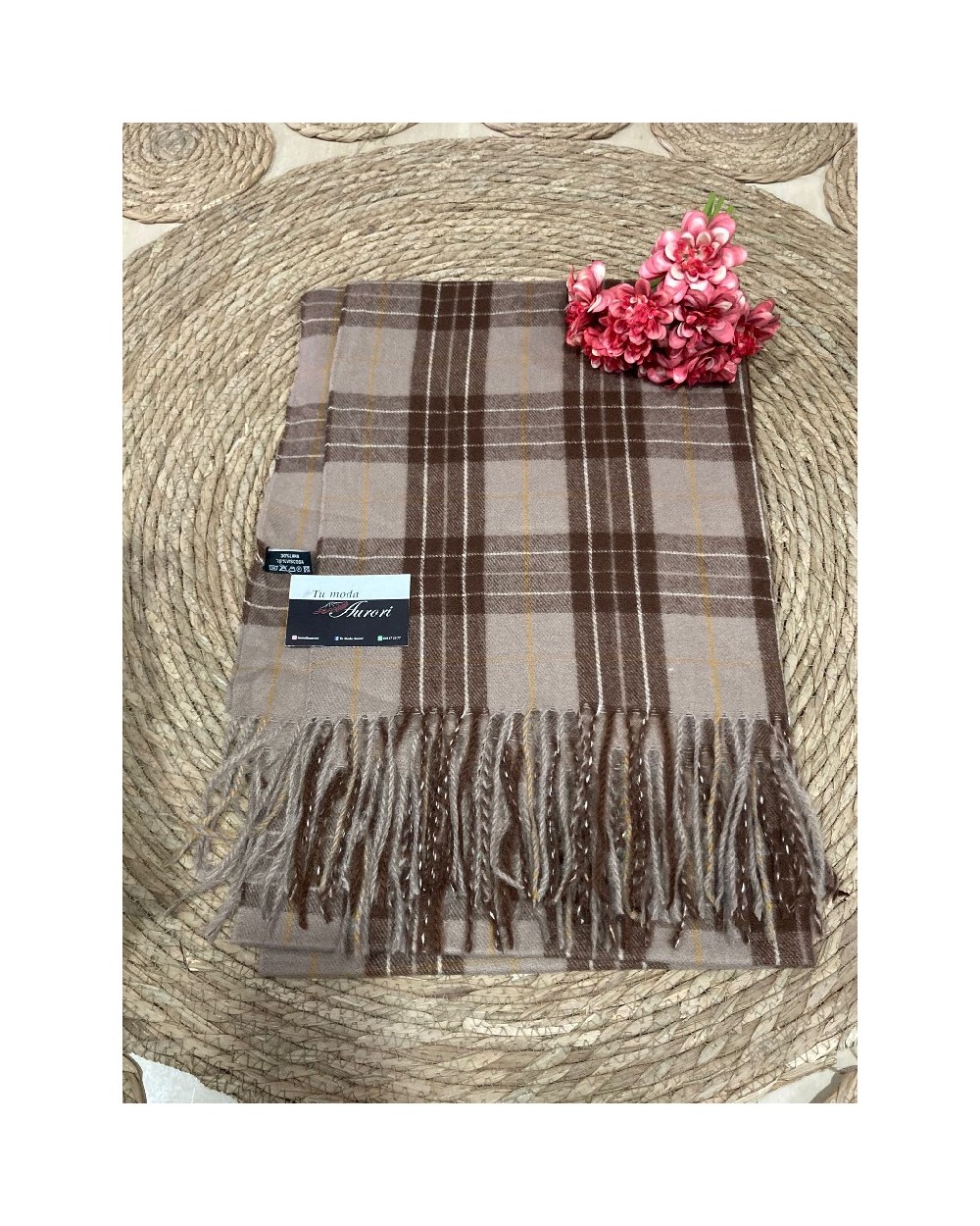 2687  Chocolate Pashmina Locura