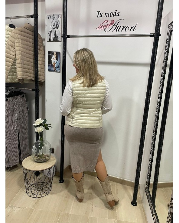 2886 Beige Chaleco Aitana