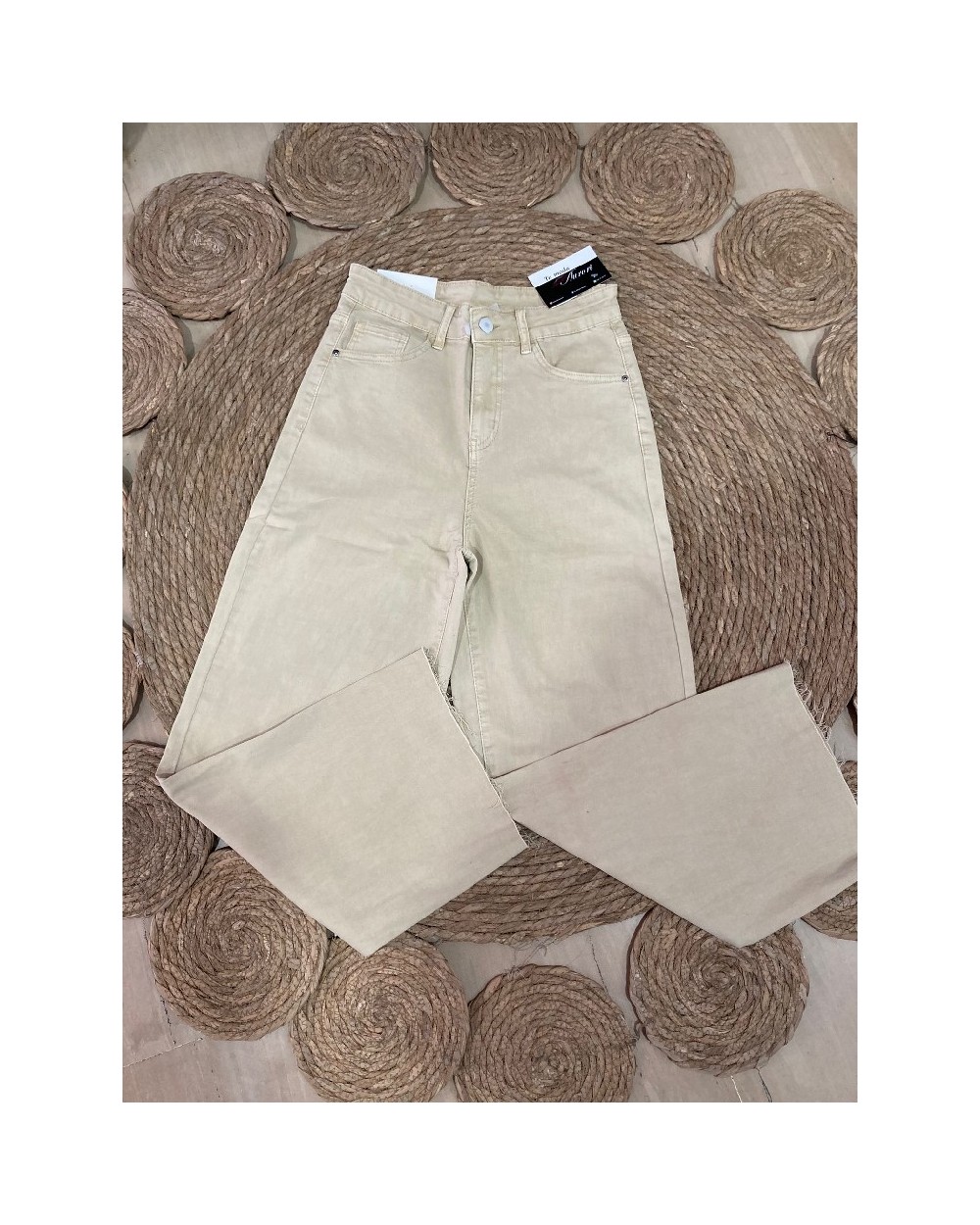 2897 Beige Pantalon Sereno