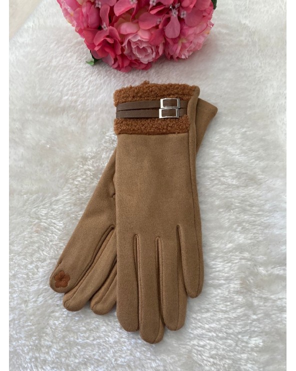 2962 Camel Guantes Aurora