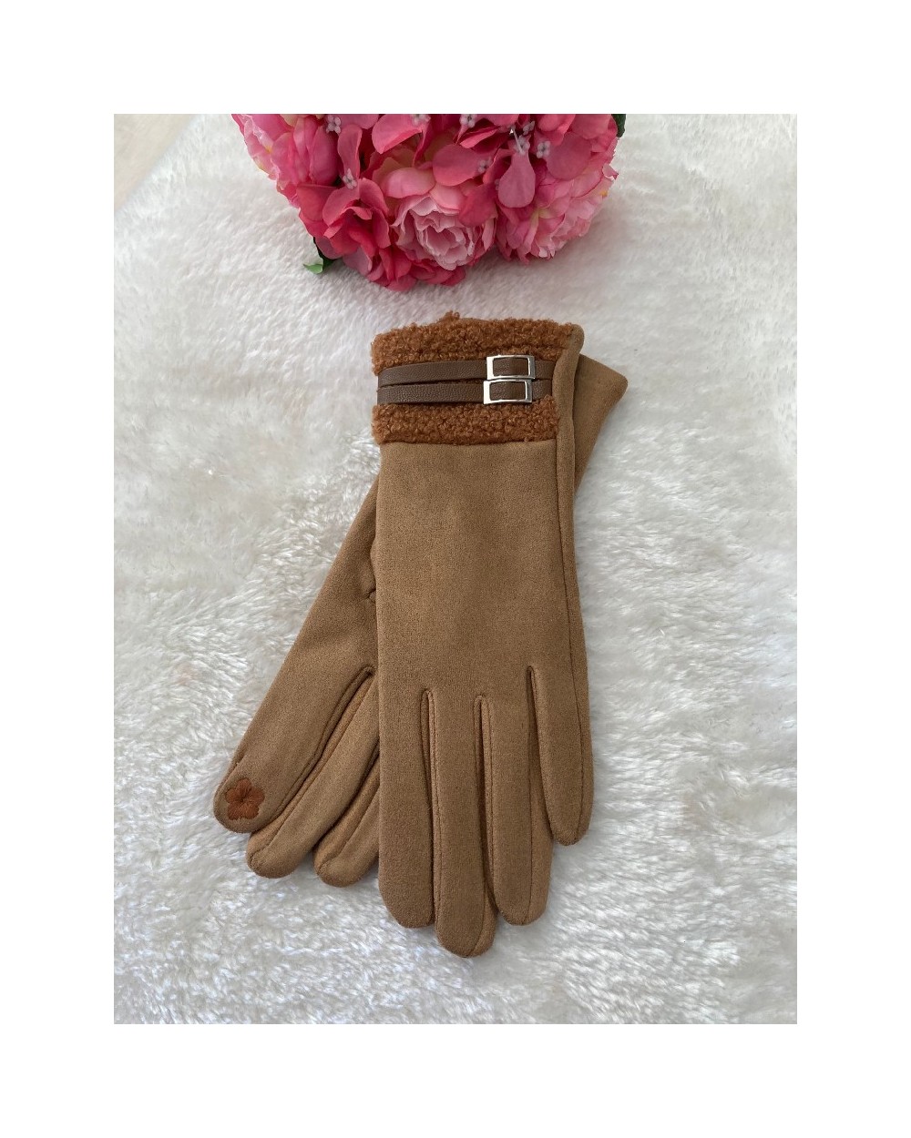 2962 Camel Guantes Aurora