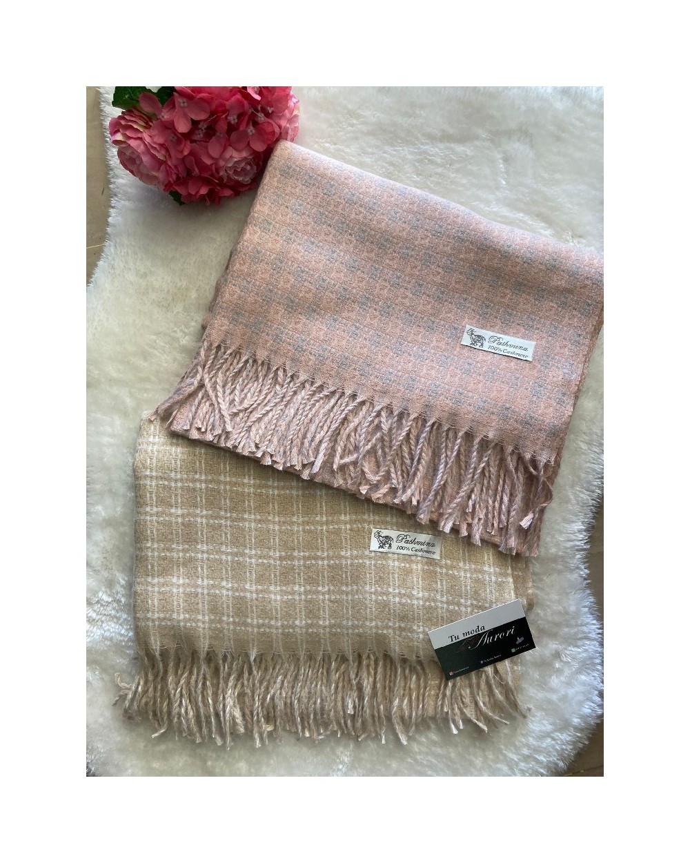 2969 Beige Pashmina Lobato