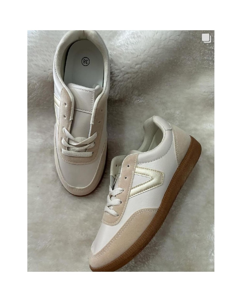 3028 Beige Deportivas Zhamira