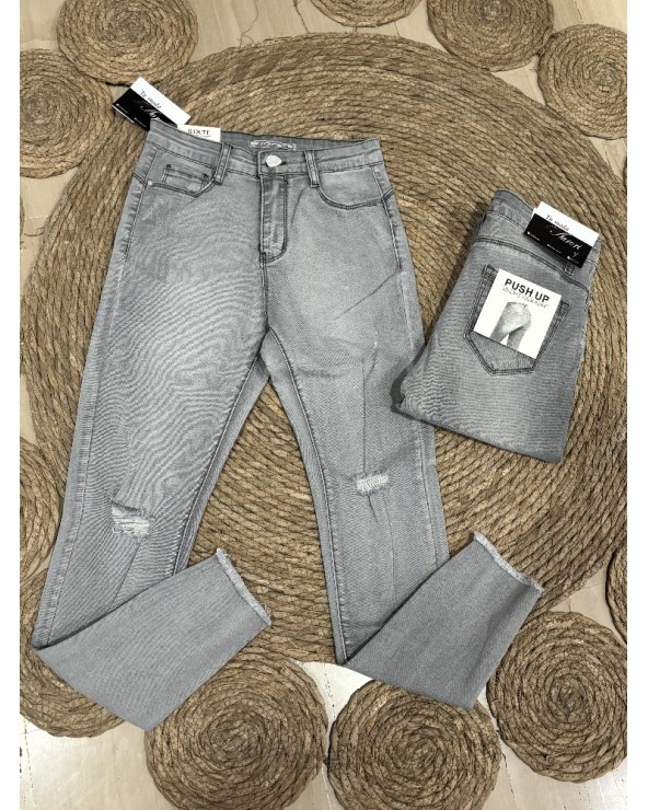 3124 Gris Pantalon Body