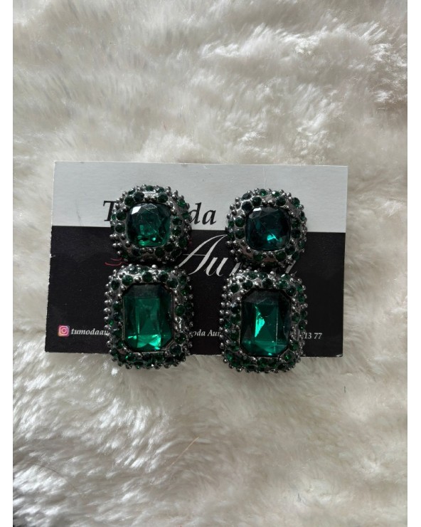 3129 Verde Pendientes Gaicha