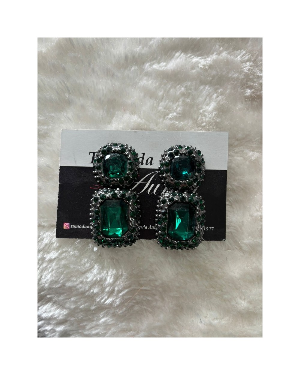 3129 Verde Pendientes Gaicha