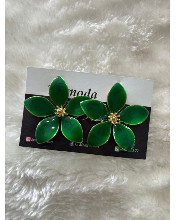 3130 Verde Pendientes Hadas