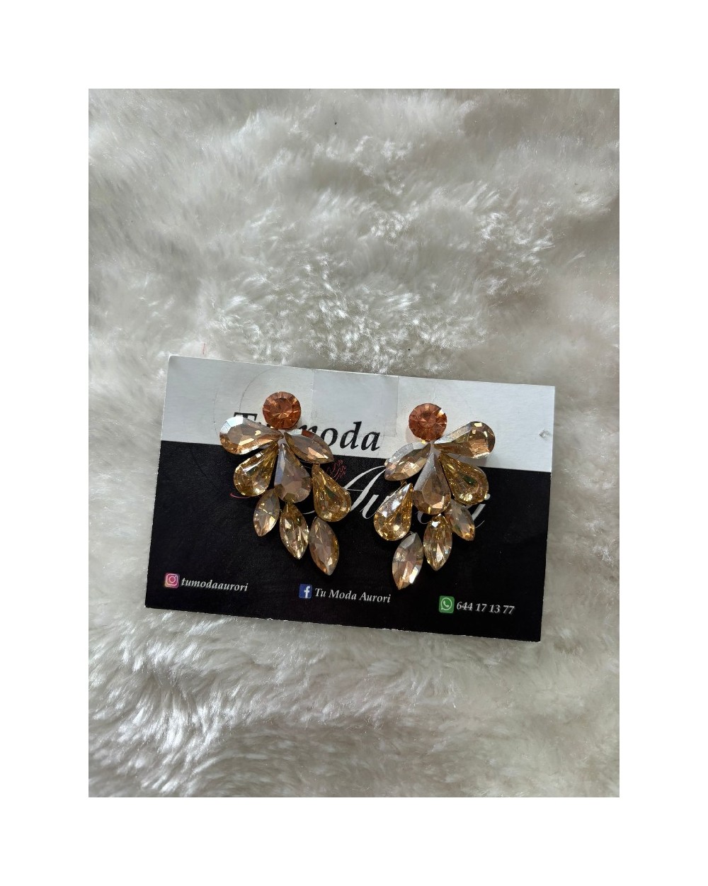 3136 Dorado Pendientes Artauya