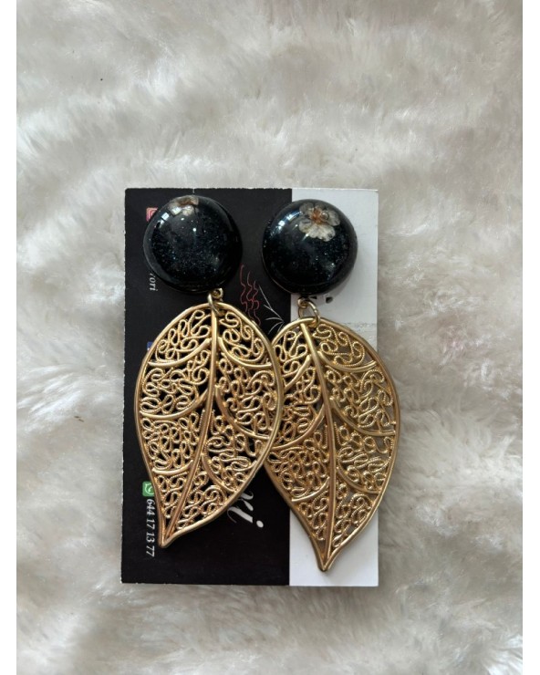 3148 Negro Pendientes Europa