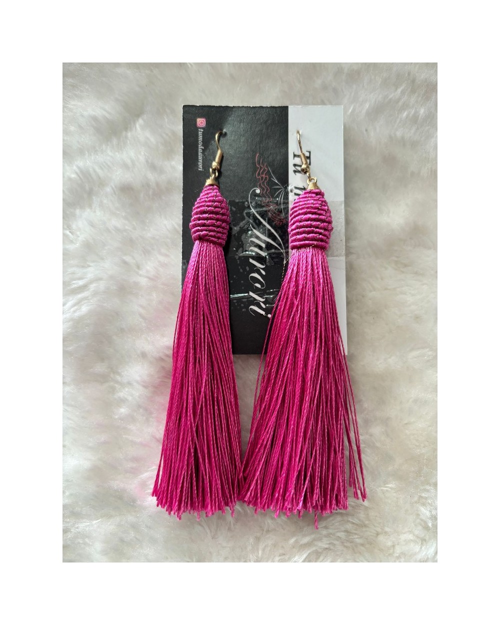 3163 R. Fucsia Pendientes Asia