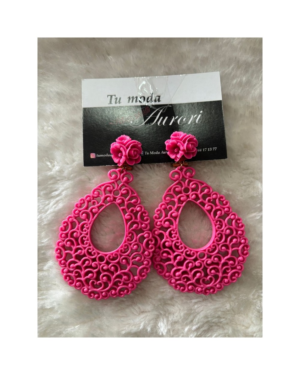 3164 R. Fucsia Pendientes Antartida