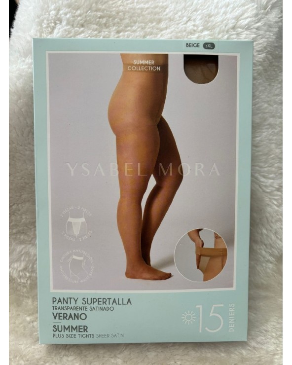 3342 Beige Panty Supertalla