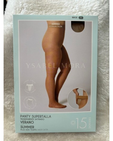 3342 Beige Panty Supertalla