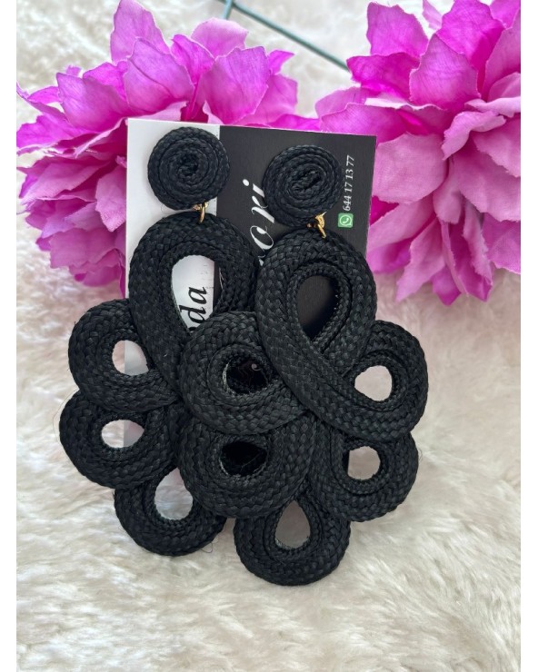 3443 Negro Pendientes Relio G