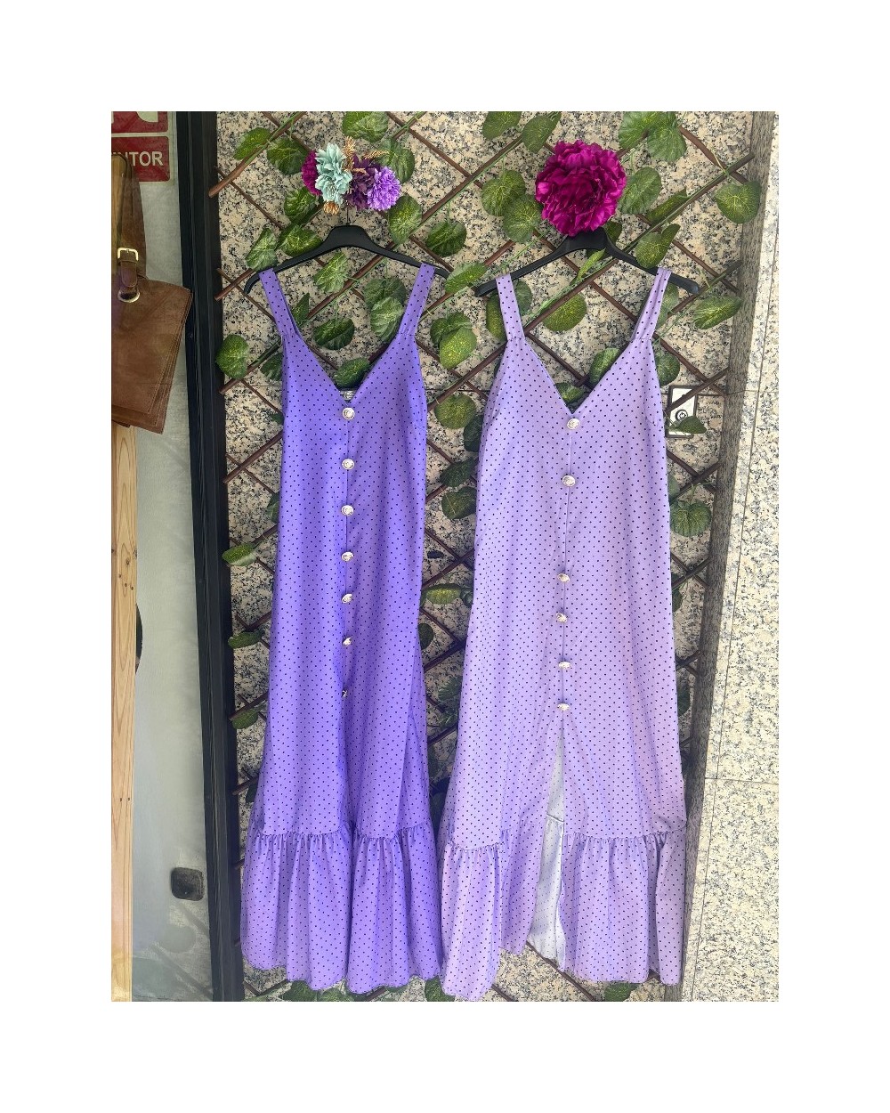 3521 Morado Vestido BarbieFlamenca