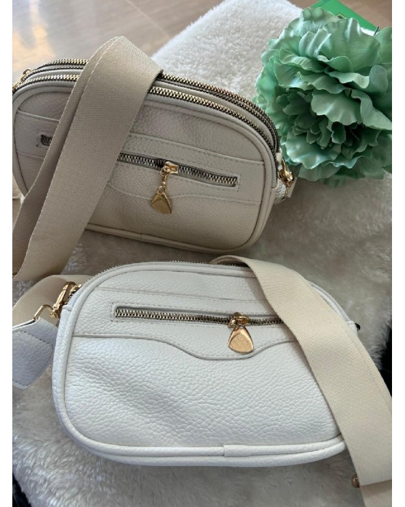 3563 Beige Bolso Trotero