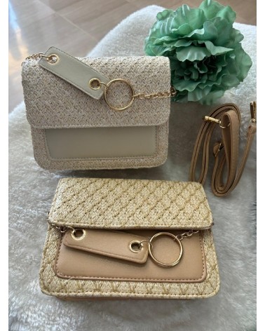 3569 Beige Bolso Bag