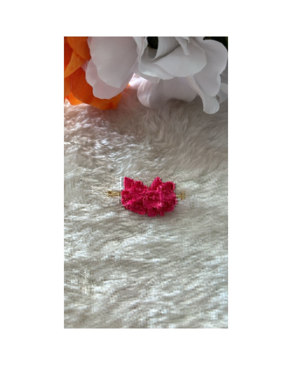 3716 R. Fucsia Broche Florecillas