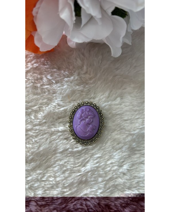 3719 Morado Broche Camafeo