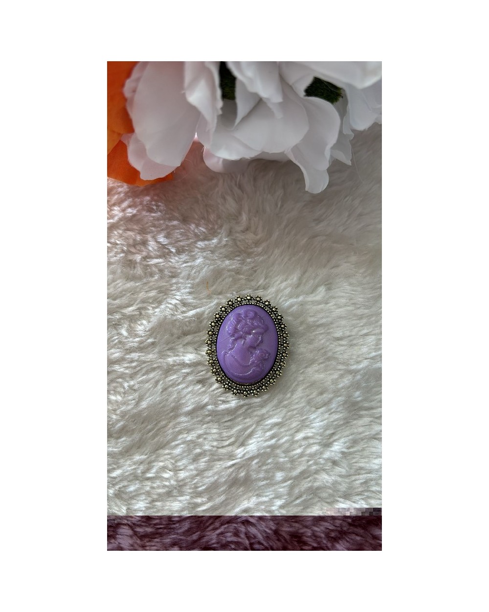 3719 Morado Broche Camafeo