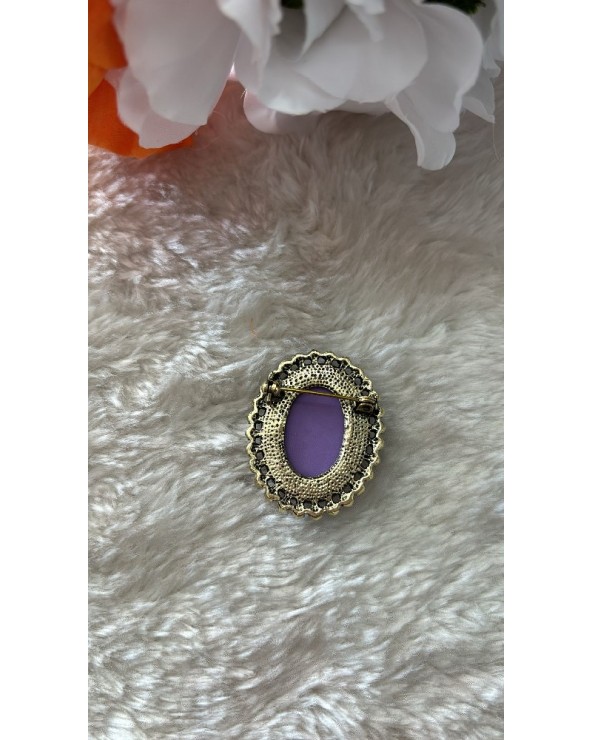 3720 Morado Broche Camafeo