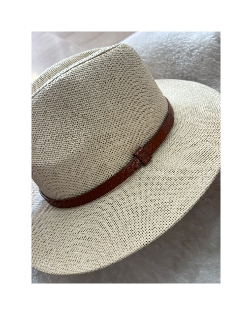 3745 Beige Sombrero Panama