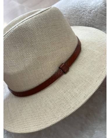 3745 Beige Sombrero Panama