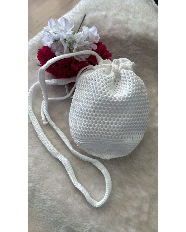 3814 Blanco Bolso Tricot