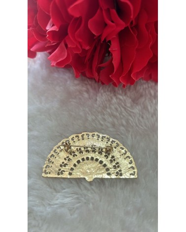 3838 Dorado Broche Abanicate