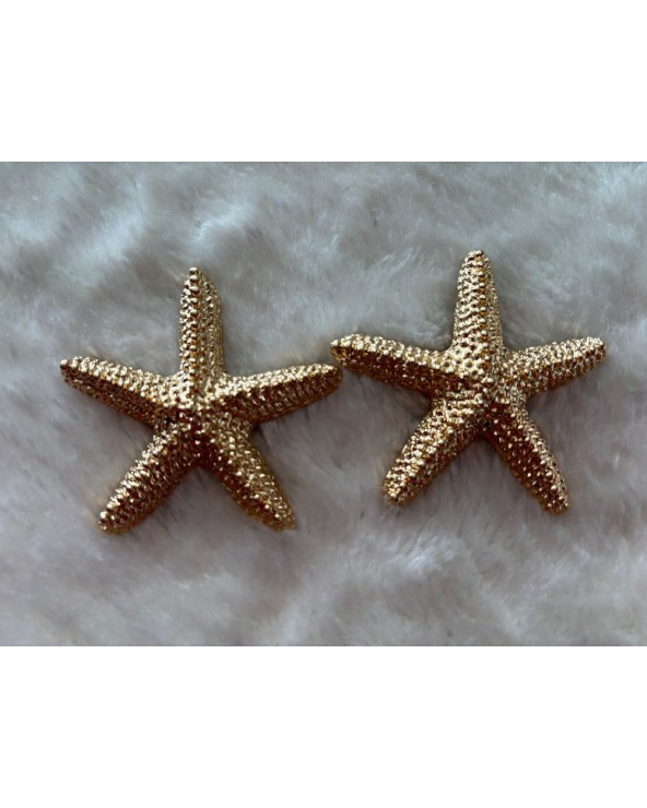 3928 Dorado Pendientes Estrella de Mar