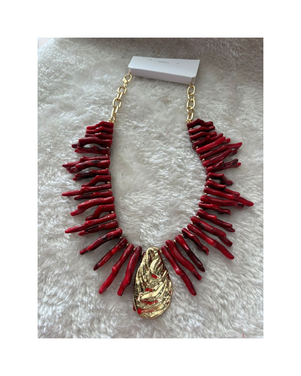 3957 Rojo Collar Carmela