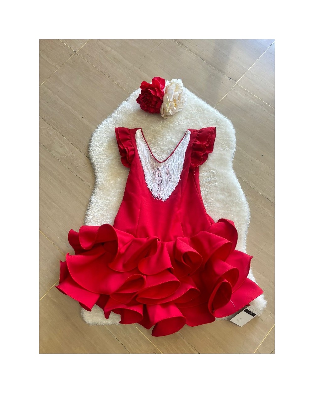 4036 Rojo Vestido Feria P