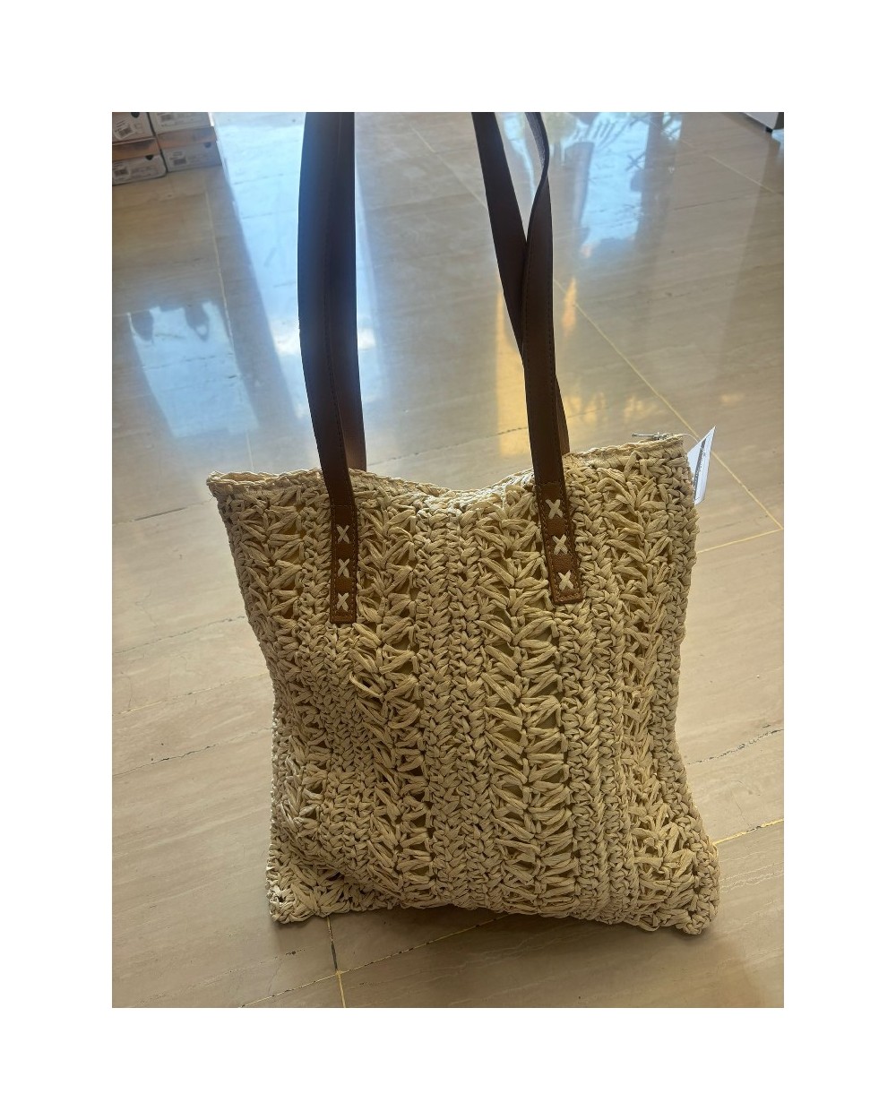 4047 Beige Bolso Ballena