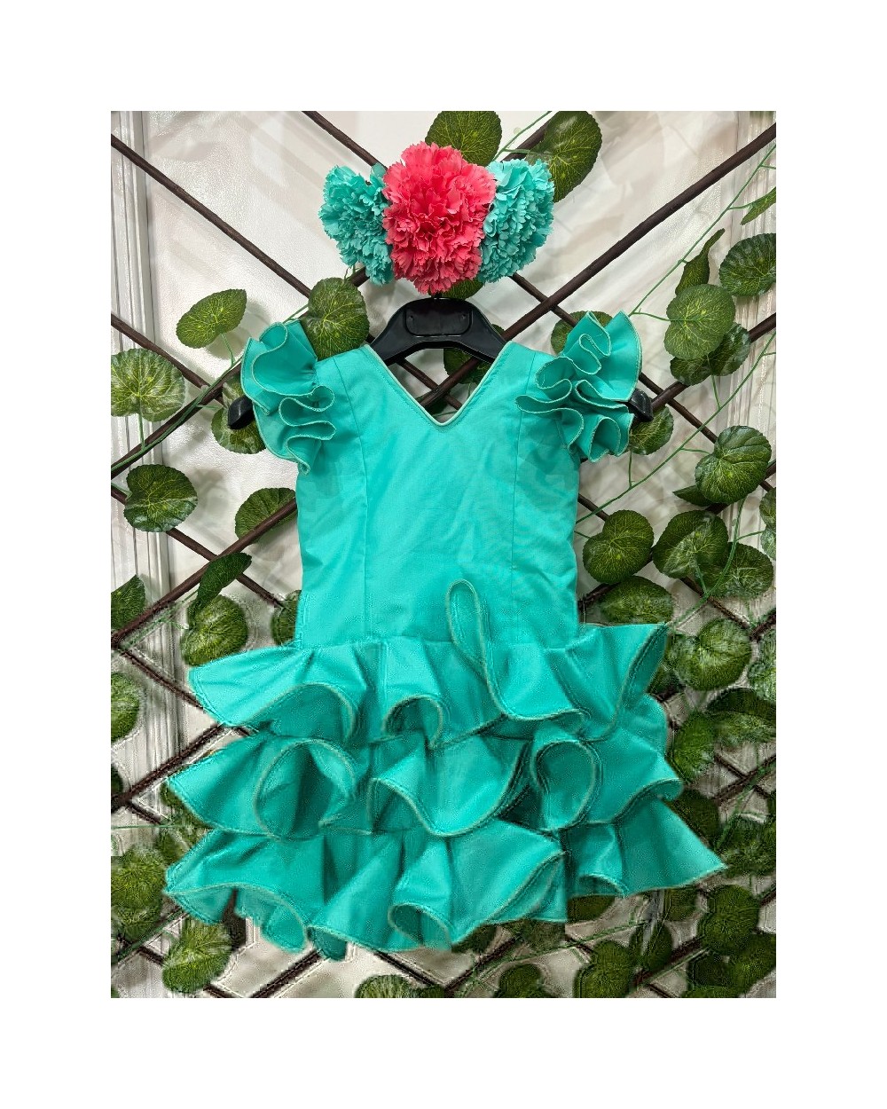 4093 V. Agua Vestido Marisol Liso 2