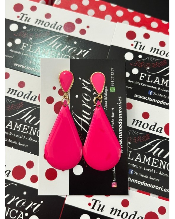 4107 R. Fucsia Pendientes PV