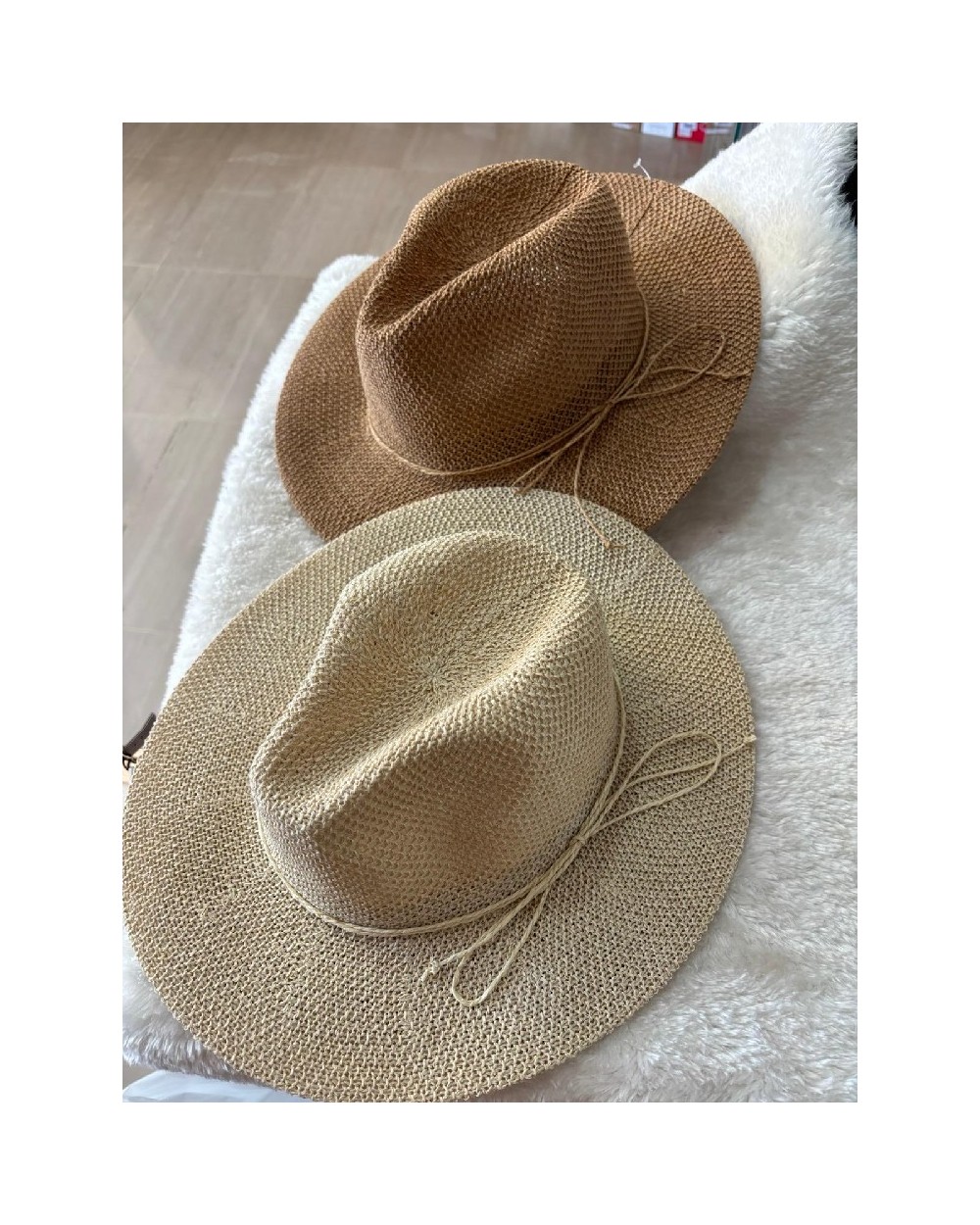 4219 Beige Sombrero Mimbre