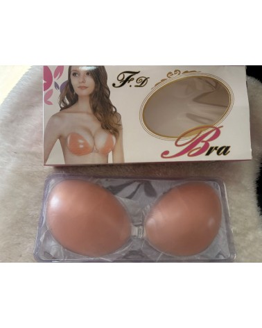 4243 Beige Invisible Silicona Bra