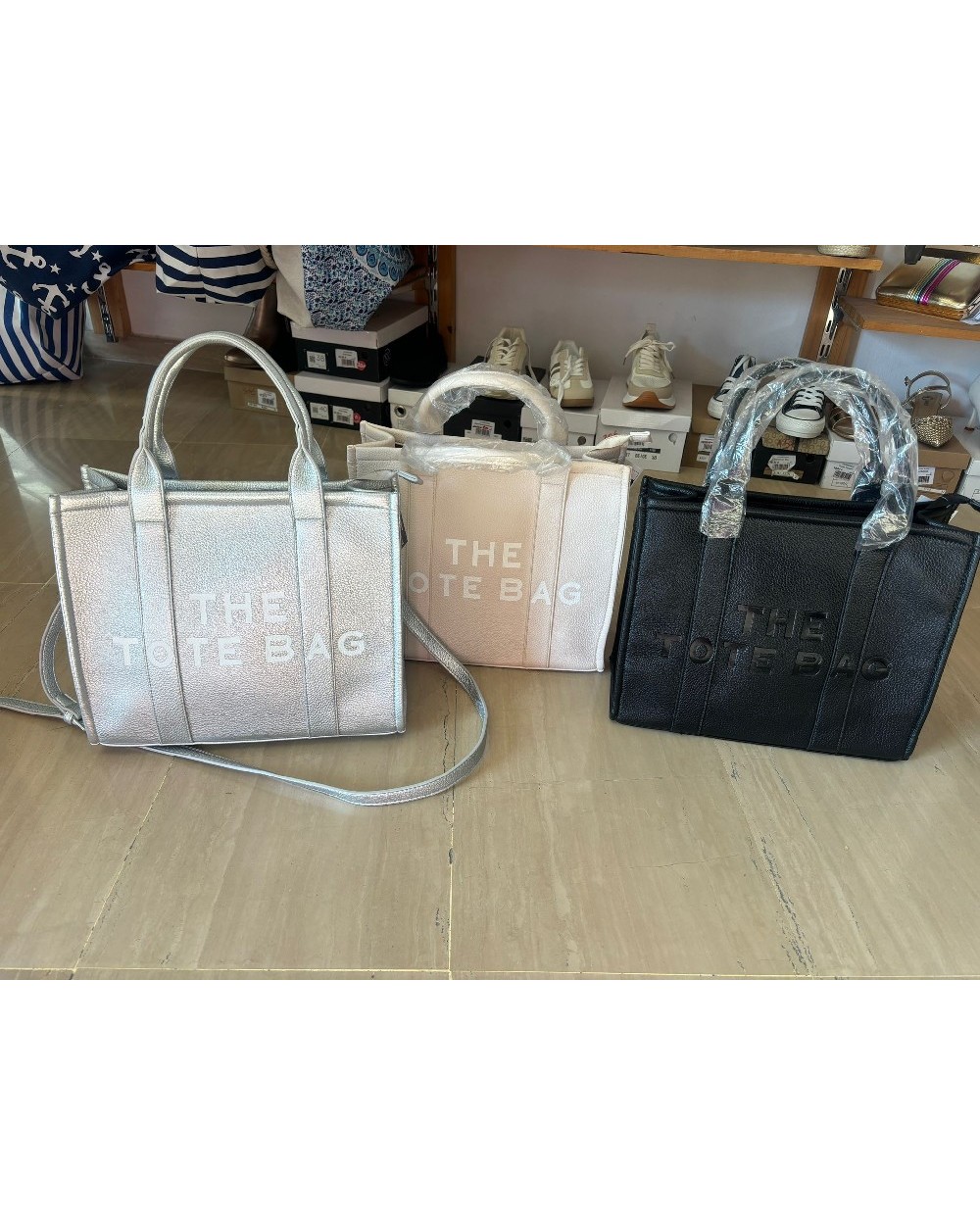 4248 Plata Bolso Tote Bag